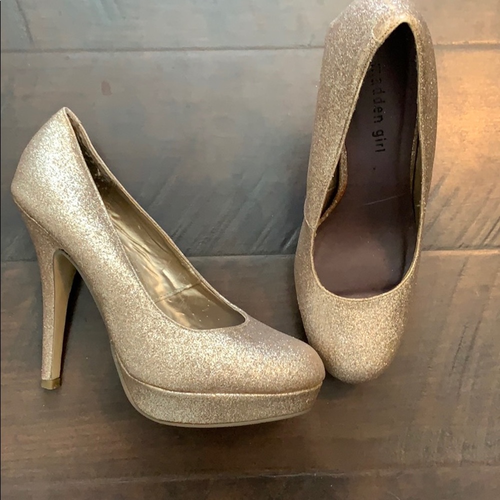 Madden Girl Glitter Heels